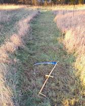 Scythe for cutting hay